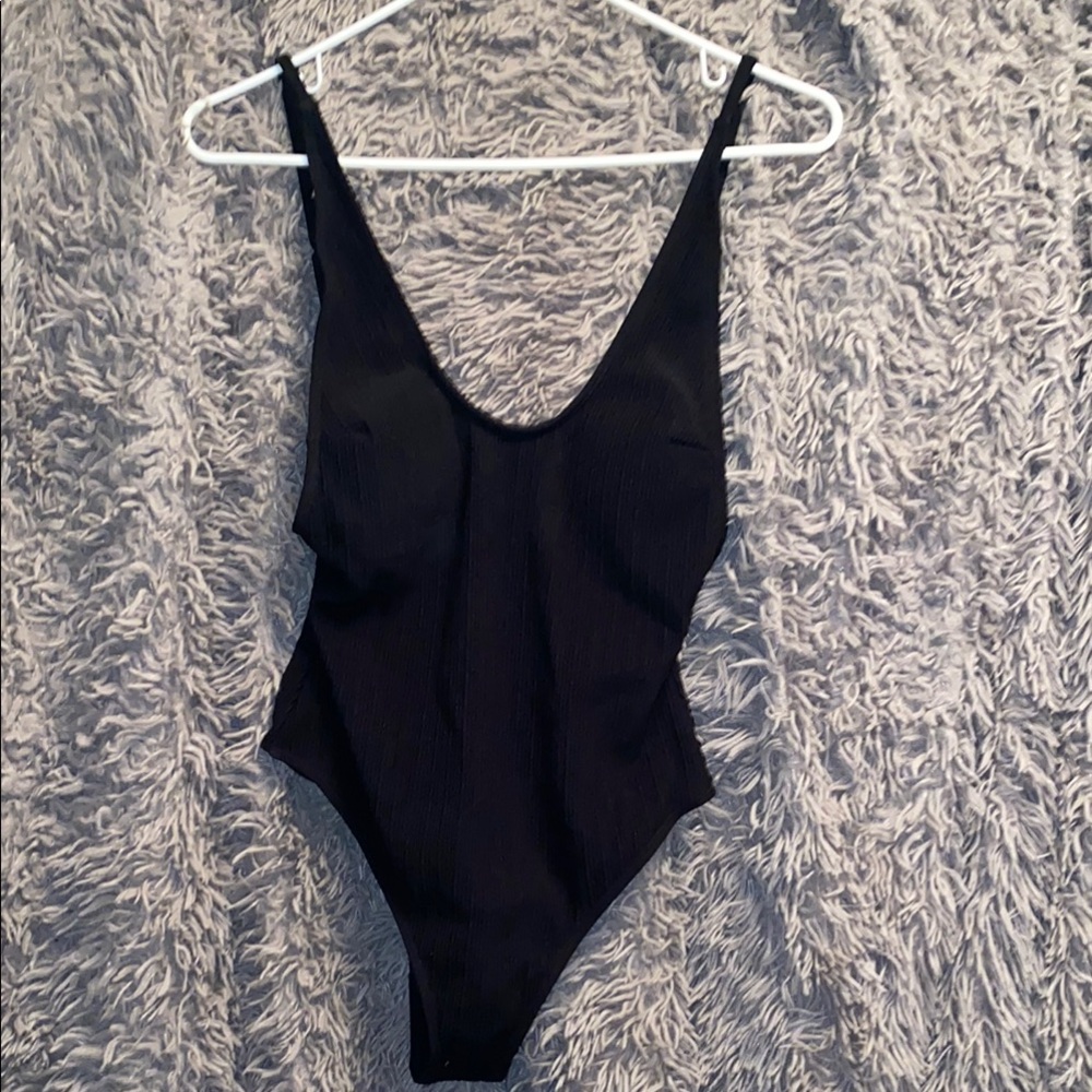Black One Piece Swimsuit